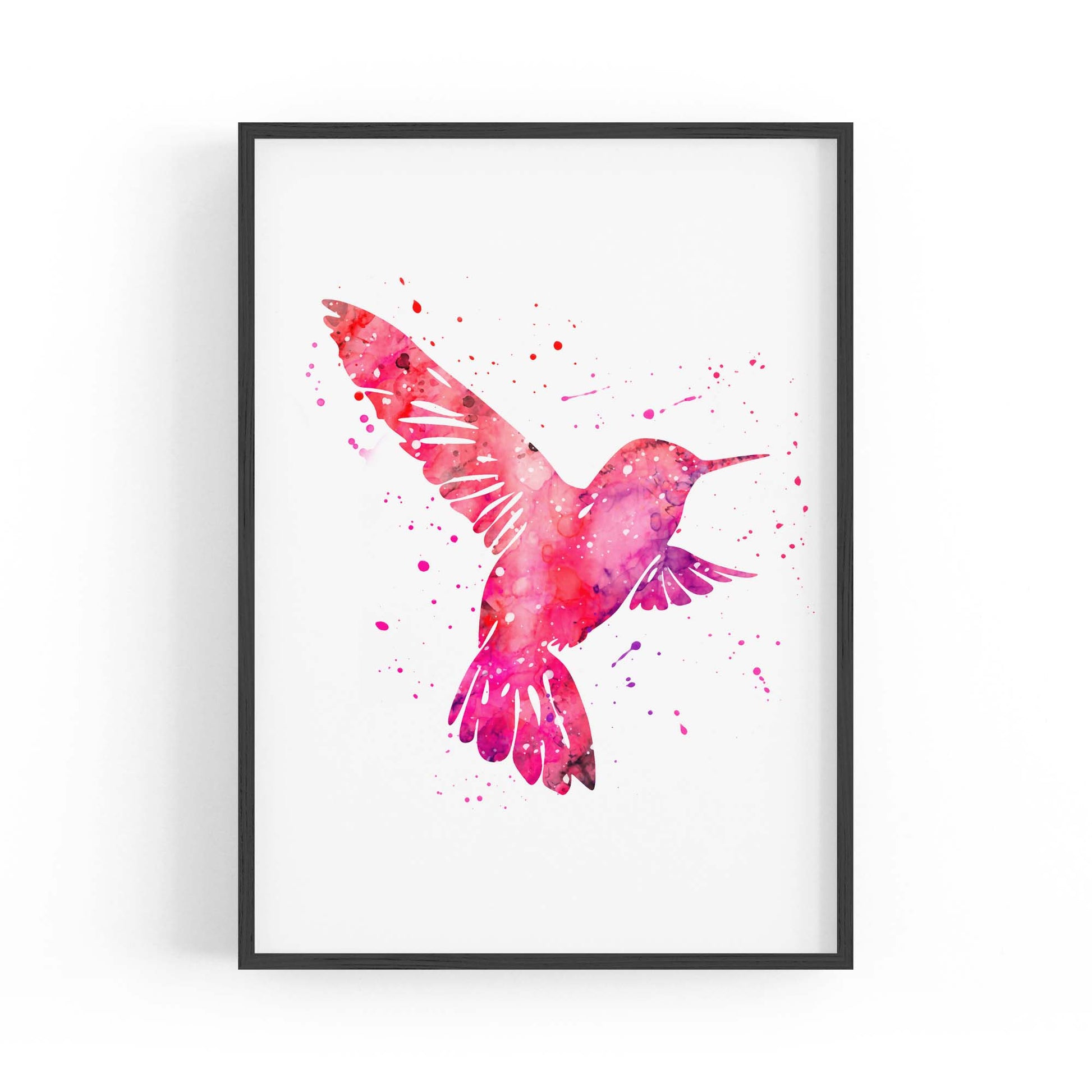 Watercolour Hummingbird Bird Nursery Wall Art #3 - The Affordable Art Company