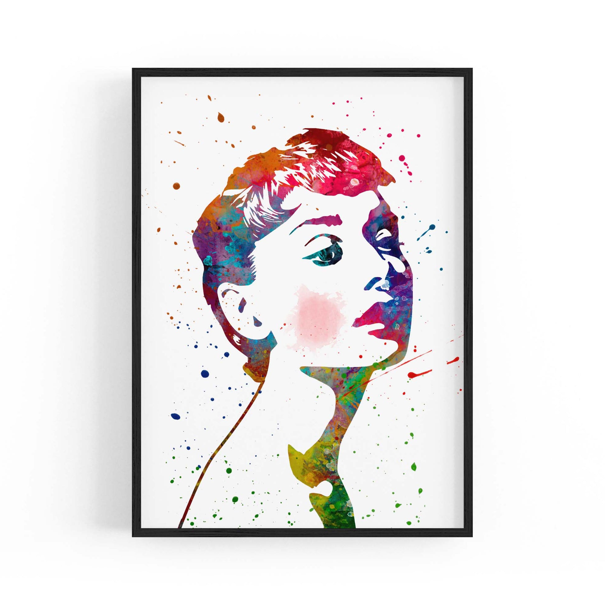 Audrey Hepburn Fashion Minimal Bedroom Wall Art #4 - The Affordable Art Company