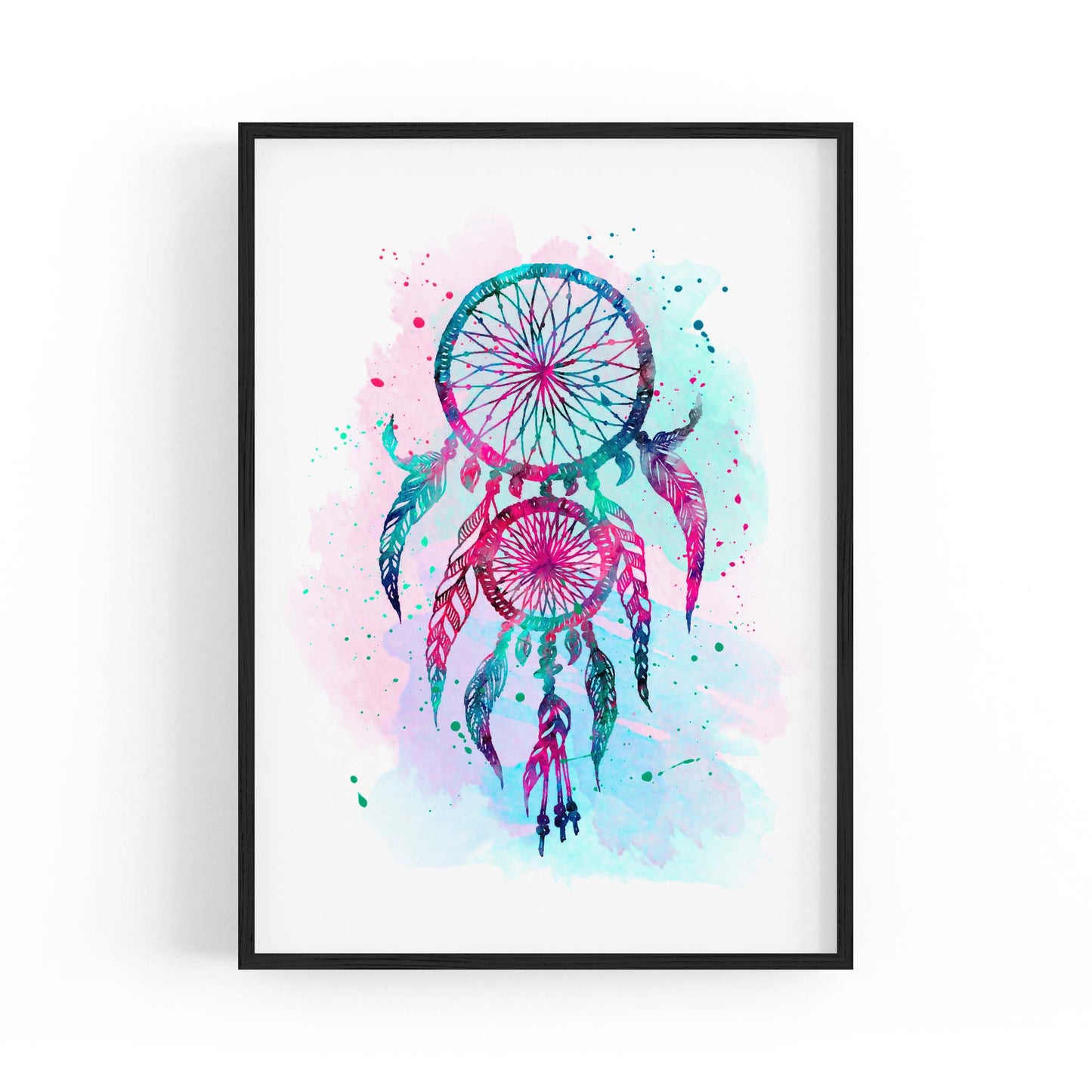 Dream Catcher Nursery Baby Bedroom Wall Art #1 - The Affordable Art Company