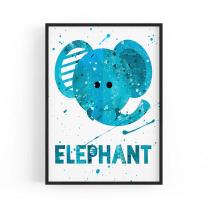 Elephant Nursery Nursery Babys Bedroom Wall Art - The Affordable Art Company