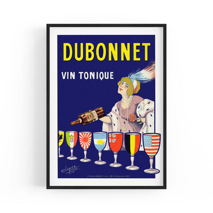 Dubonnet Aperitif Vintage Drinks Advert Wall Art - The Affordable Art Company