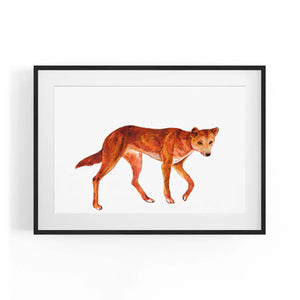 Australian Dingo Painting Animal Nursery Wall Art - The Affordable Art Company