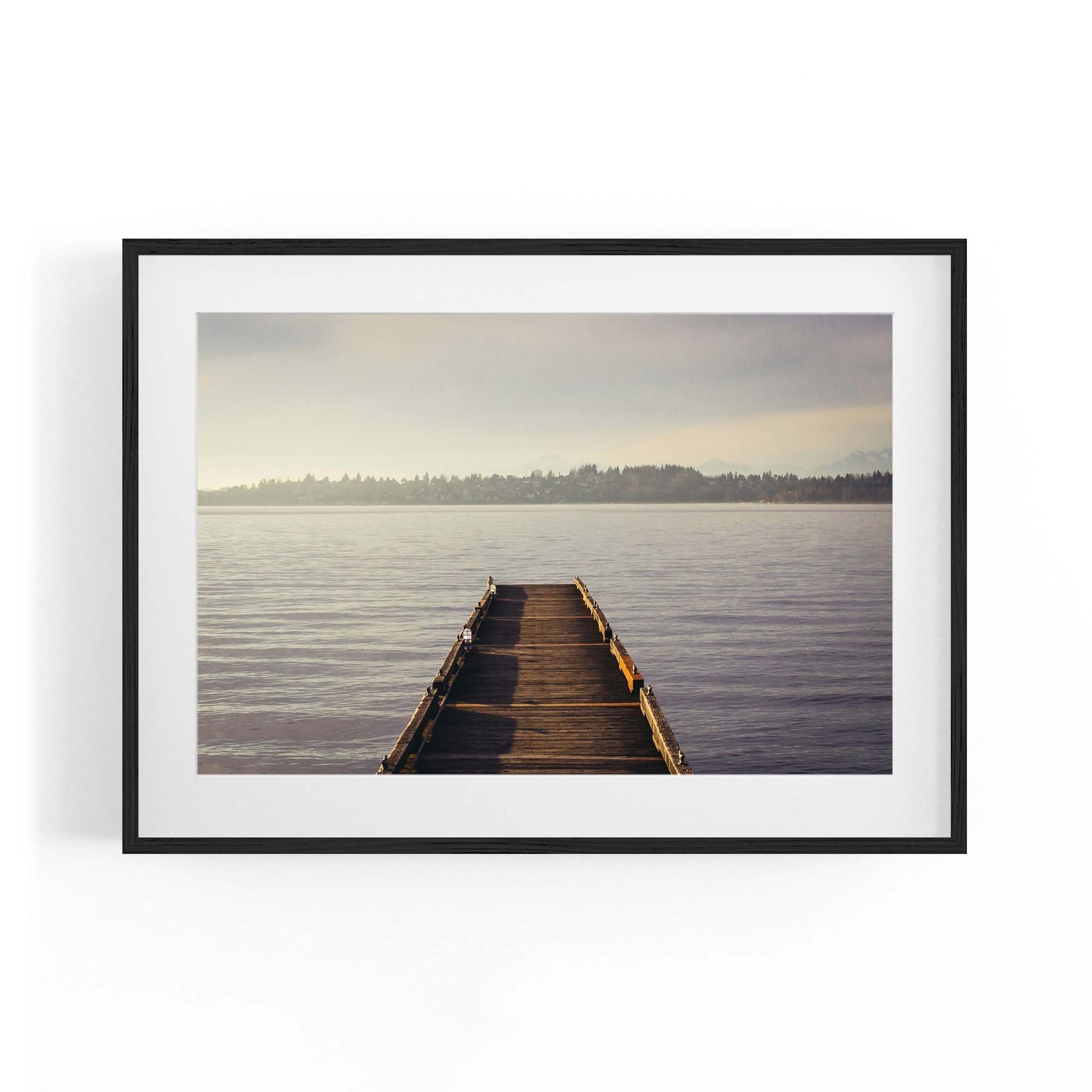 Calming Coast Landscape Photograph Wall Art - The Affordable Art Company
