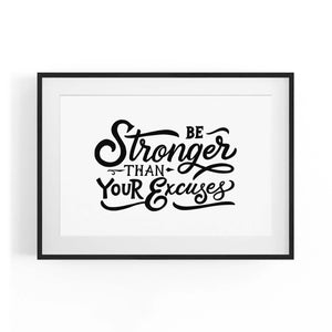 Gym Motivational Quote Fitness Wall Art #2 - The Affordable Art Company