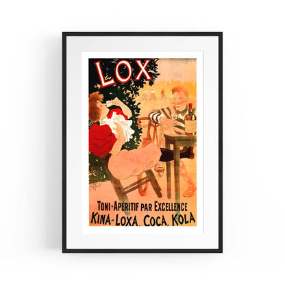 Lox Coca Vintage Advert Cafe Restaurant Wall Art - The Affordable Art Company