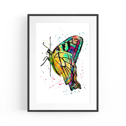 Butterfly Cute Nursery Baby Toddler Wall Art #4 - The Affordable Art Company