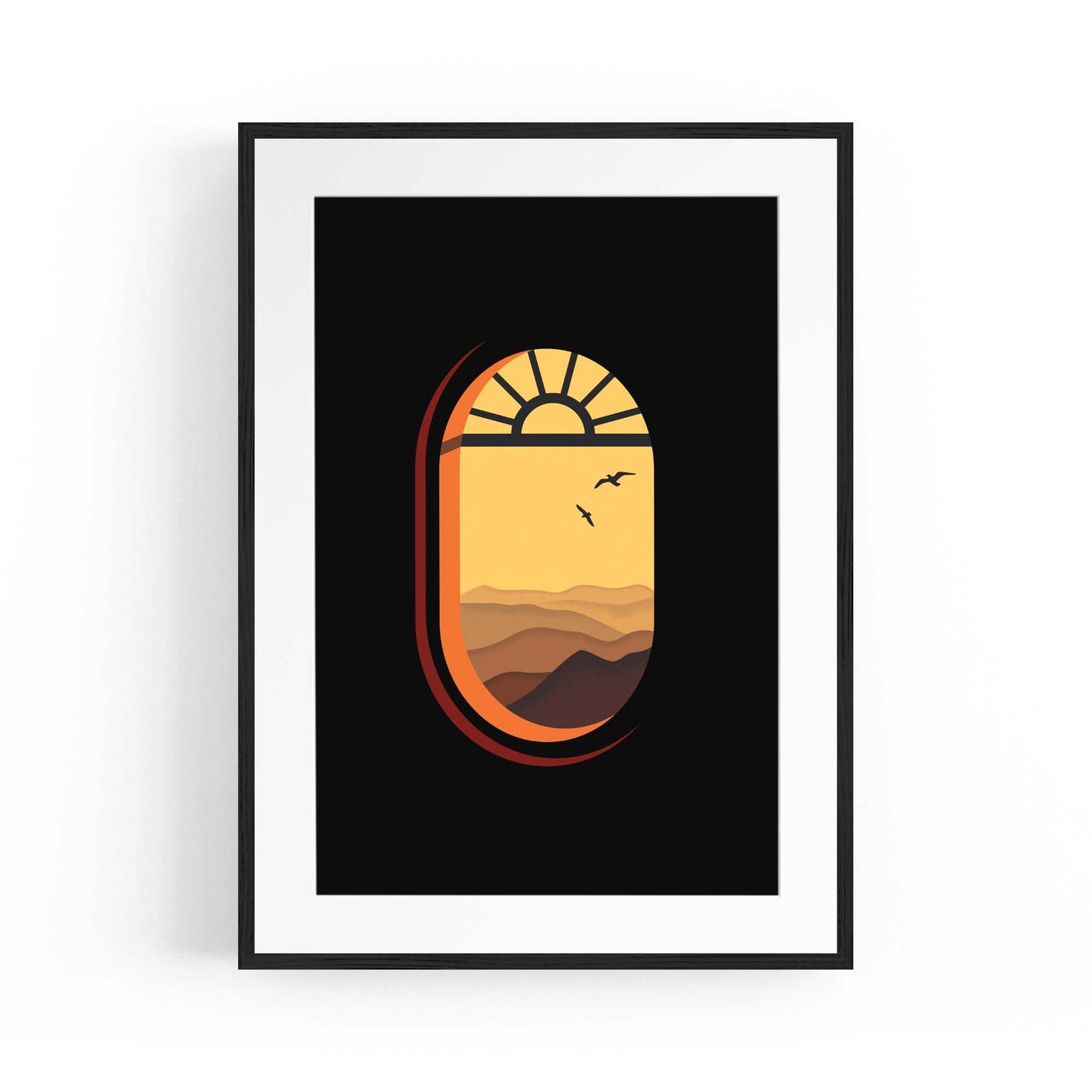 Retro Morning Window Kitchen Wall Art - The Affordable Art Company