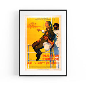French "Engagez Vous" Shipping Vintage Wall Art - The Affordable Art Company