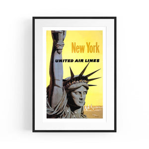 Vintage New York Travel Advert Wall Art - The Affordable Art Company