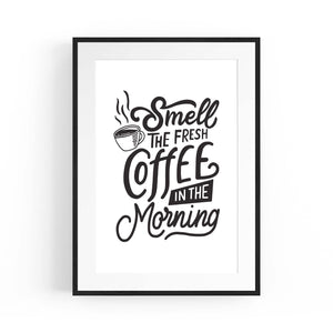 Coffee Quote Minimal Kitchen Cafe Style Wall Art #15 - The Affordable Art Company