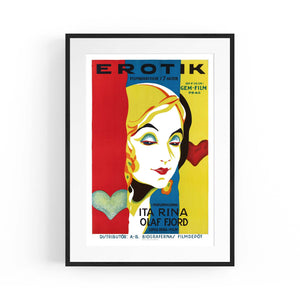 Erotik Theatre Vintage Wall Art - The Affordable Art Company