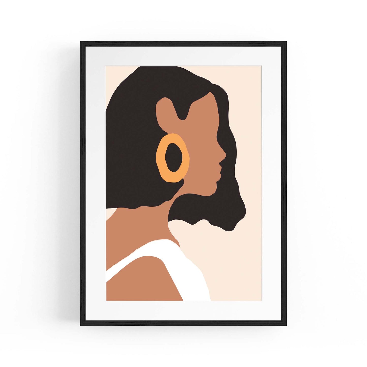 Fashion Minimal Retro Girls Bedroom Wall Art #3 - The Affordable Art Company