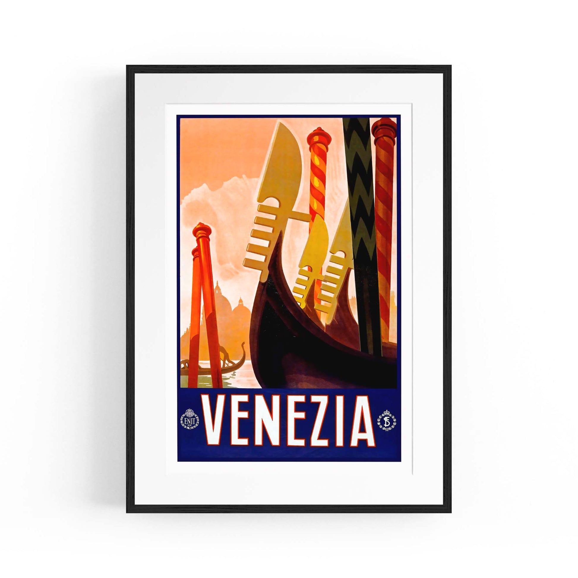 Vintage Venezia (Venice), Italy Advert Wall Art - The Affordable Art Company