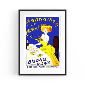 French Amandines Vintage Advert Cafe Wall Art - The Affordable Art Company