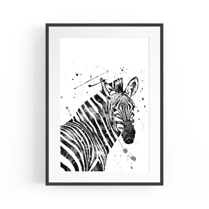 Zebra Painting Nursery Safari Animal Wall Art #2 - The Affordable Art Company