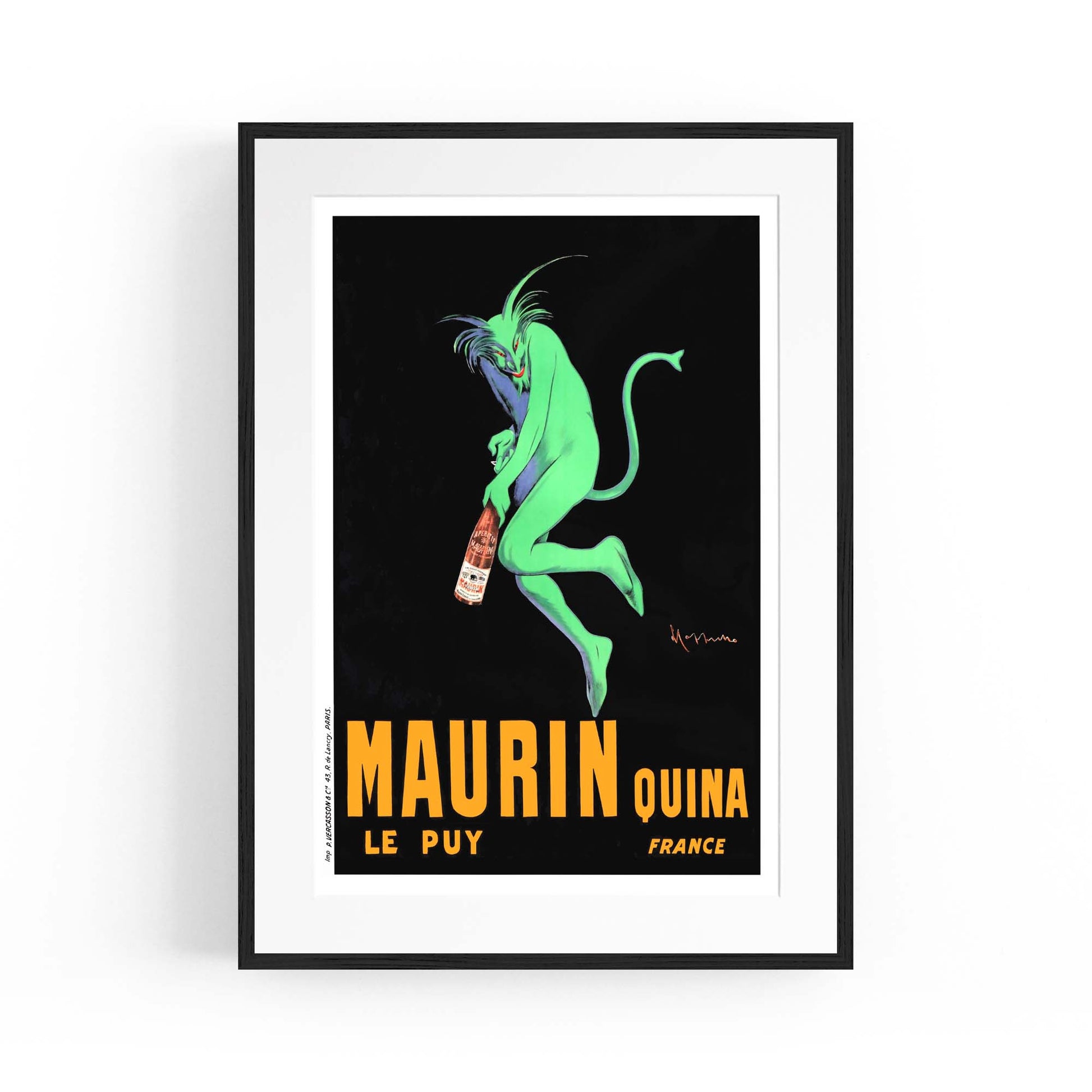 French Maurin Vintage Advert Restaurant Wall Art - The Affordable Art Company