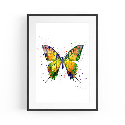 Butterfly Cute Nursery Baby Toddler Wall Art #3 - The Affordable Art Company