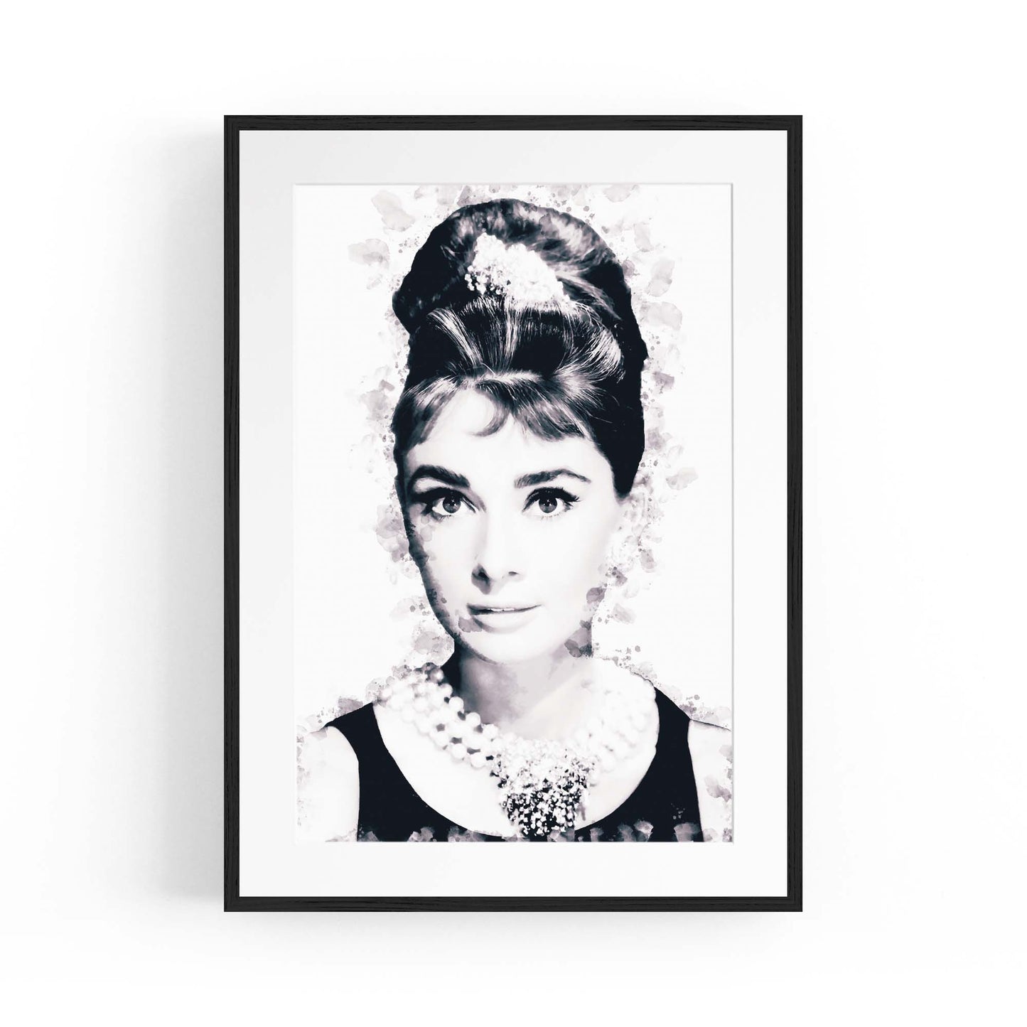 Audrey Hepburn Fashion Minimal Bedroom Wall Art #7 - The Affordable Art Company