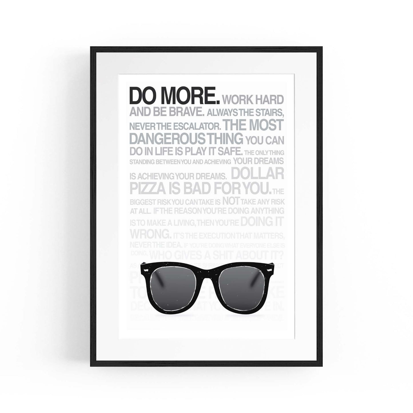 "Do More" Work Office Motivational Quote Wall Art - The Affordable Art Company