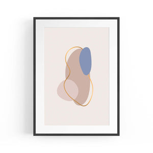 Pale Abstract Shapes Wall Art #9 - The Affordable Art Company