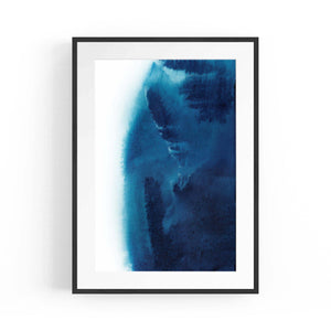 Minimal Blue Painting Abstract Modern Wall Art #10 - The Affordable Art Company