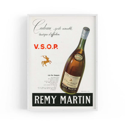 Remy Martin Cognac Champagne Vintage Drinks Advert Wall Art - The Affordable Art Company