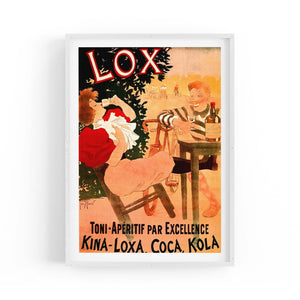 Lox Coca Vintage Advert Cafe Restaurant Wall Art - The Affordable Art Company