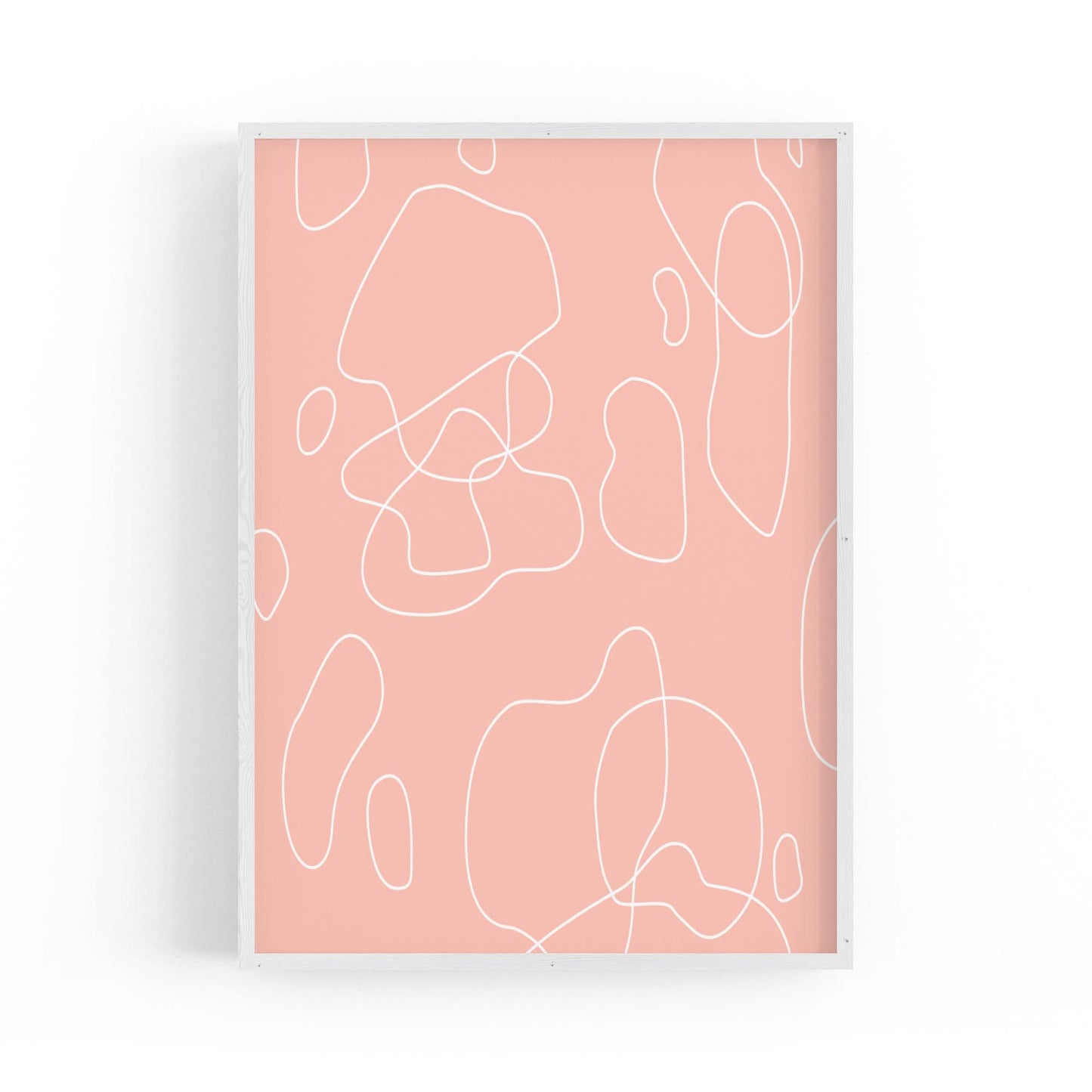 Calm Abstract Minimal Pastel Modern Wall Art #3 - The Affordable Art Company