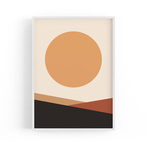 Minimal Pastel Abstract Lines and Shapes Wall Art #17 - The Affordable Art Company