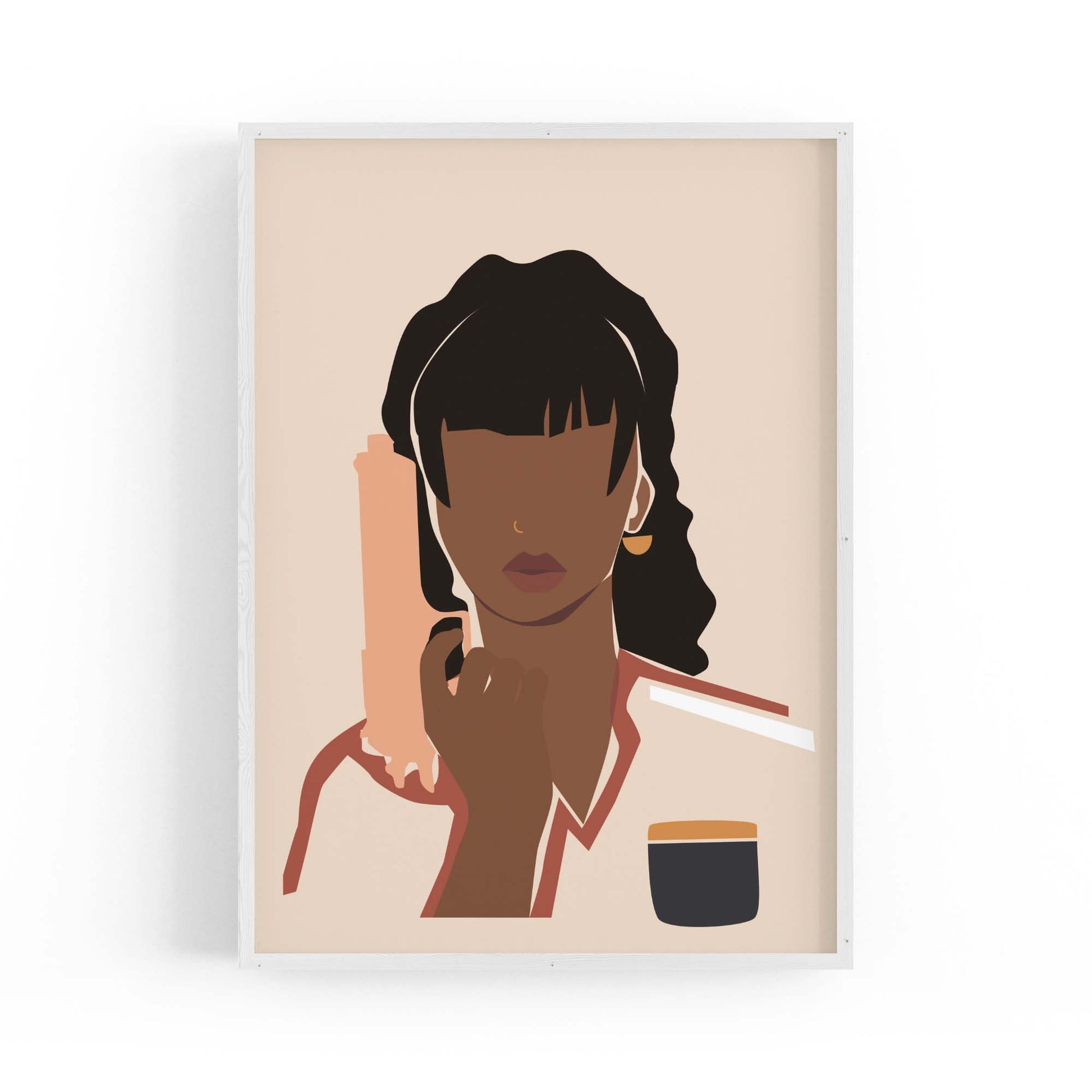 A Deadly Woman Retro Assassin Wall Art - The Affordable Art Company