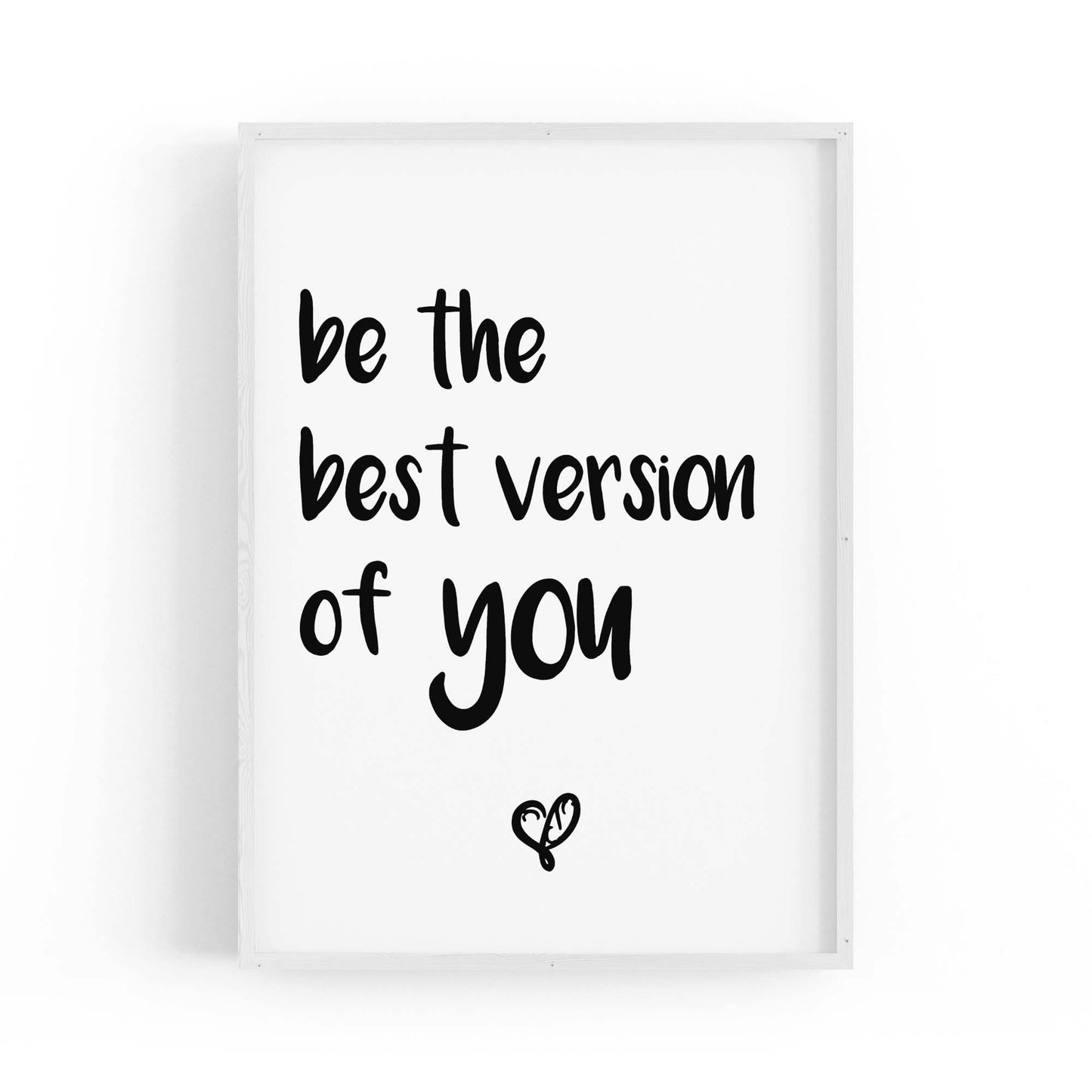 "Be The Best Version Of You" Quote Wall Art - The Affordable Art Company