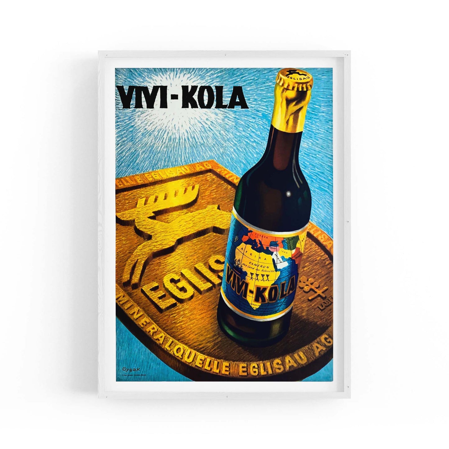 Vivi Kola Vintage Drinks Advert Wall Art - The Affordable Art Company