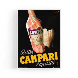 Vintage Campari Advert Italian Restaurant Wall Art #2 - The Affordable Art Company