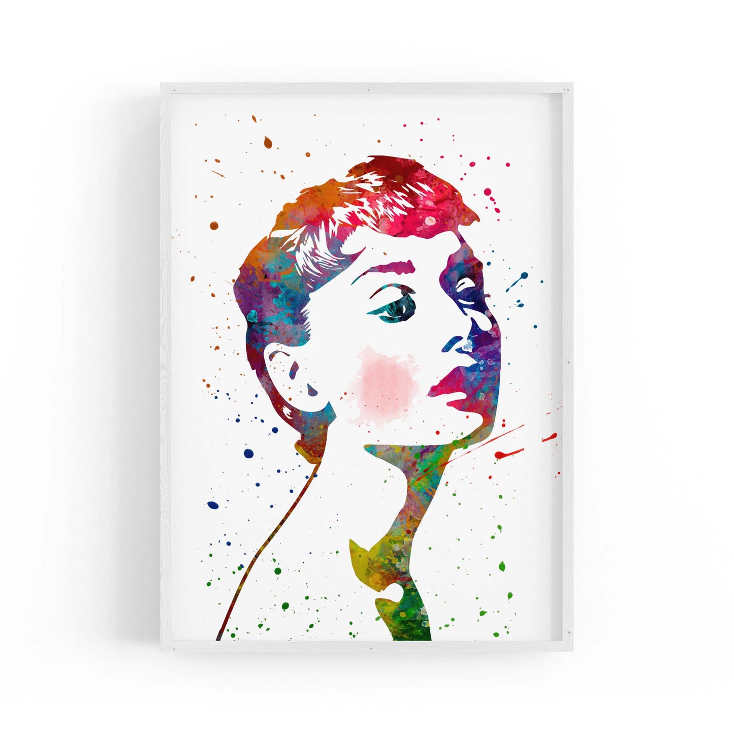 Audrey Hepburn Fashion Minimal Bedroom Wall Art #4 - The Affordable Art Company