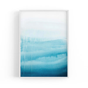 Minimal Blue Painting Abstract Modern Wall Art #14 - The Affordable Art Company