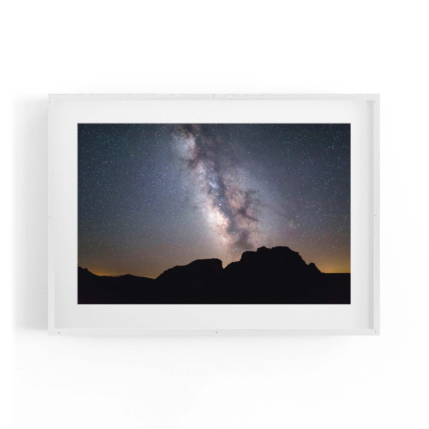 The Milky Way Night Sky Photograph Wall Art - The Affordable Art Company
