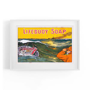 Lifebuoy Soap Laundry Vintage Advert Wall Art - The Affordable Art Company