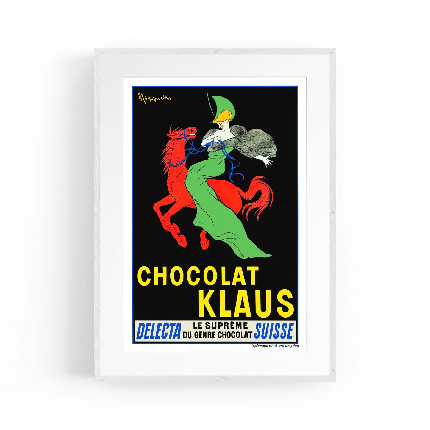 Chocolate Klaus Vintage Food Advert Wall Art - The Affordable Art Company