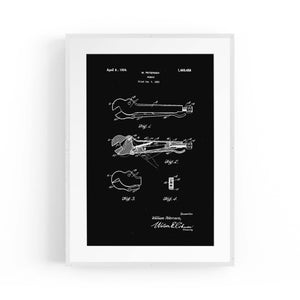 Vintage Wrench Tool Patent Wall Art #1 - The Affordable Art Company