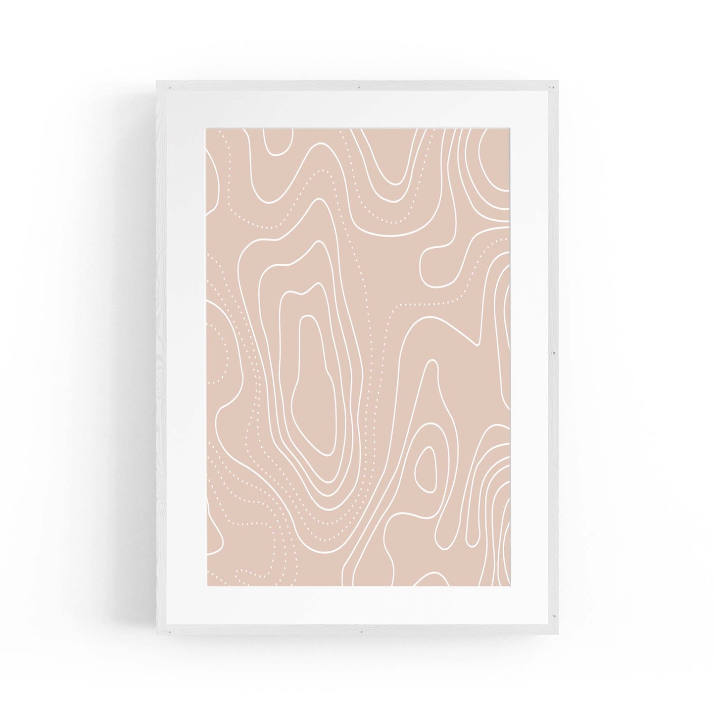 Calm Abstract Minimal Pastel Modern Wall Art #5 - The Affordable Art Company