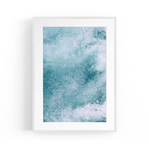 Crashing Waves Water Wall Art Print - The Affordable Art Company