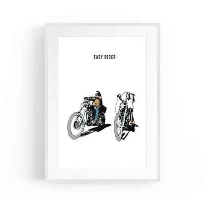 Easy Rider Motorcycle Garage Man Cave Wall Art - The Affordable Art Company