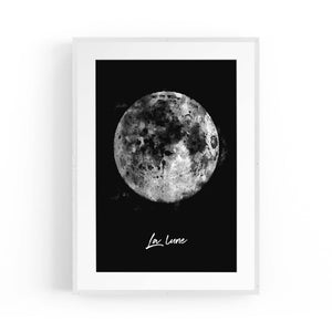 The Moon Space Science Painting Wall Art - The Affordable Art Company