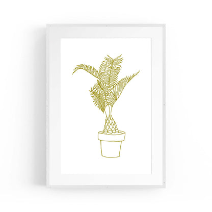 Abstract House Plant Minimal Living Room Wall Art #23 - The Affordable Art Company