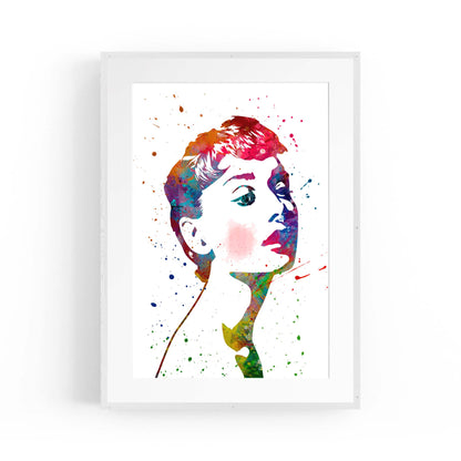 Audrey Hepburn Fashion Minimal Bedroom Wall Art #4 - The Affordable Art Company