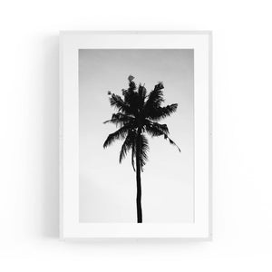 Palm Tree Sunset Photograph Coastal Wall Art #1 - The Affordable Art Company