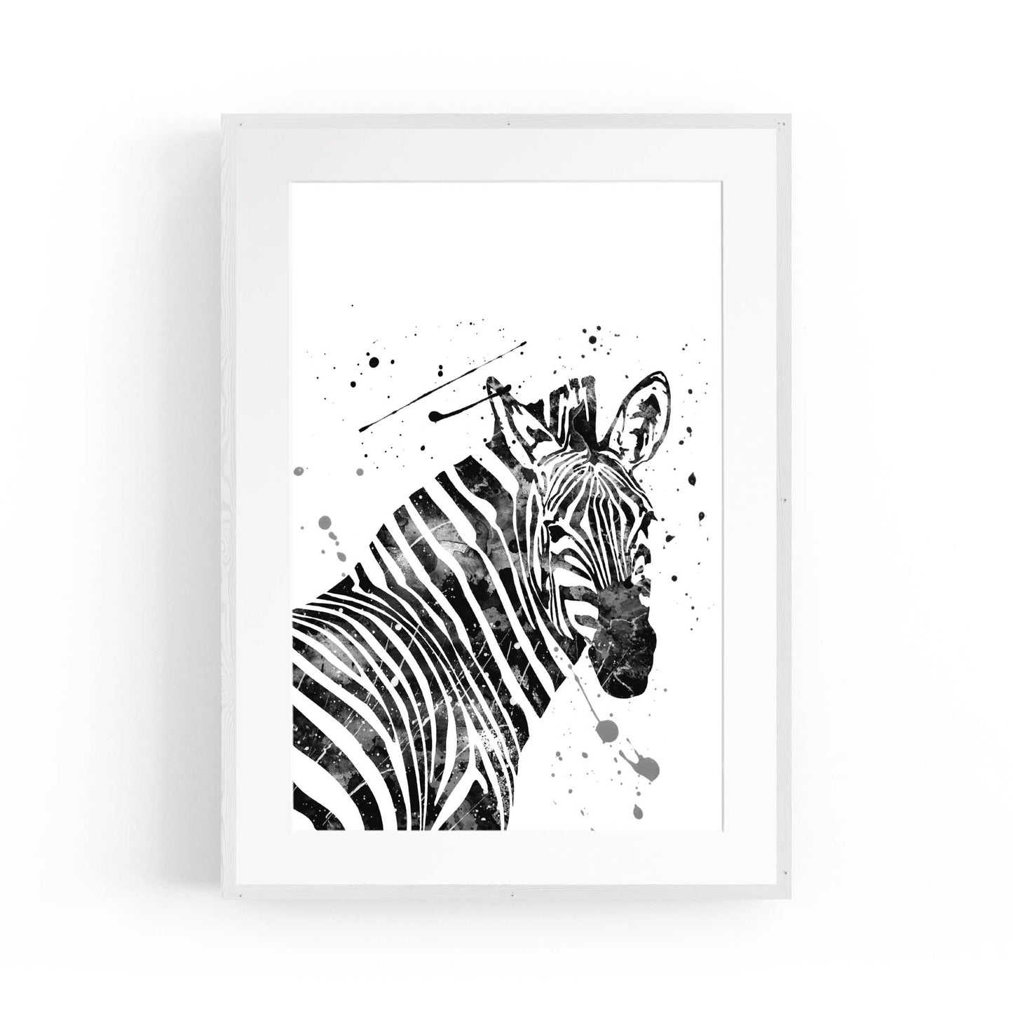 Zebra Painting Nursery Safari Animal Wall Art #2 - The Affordable Art Company