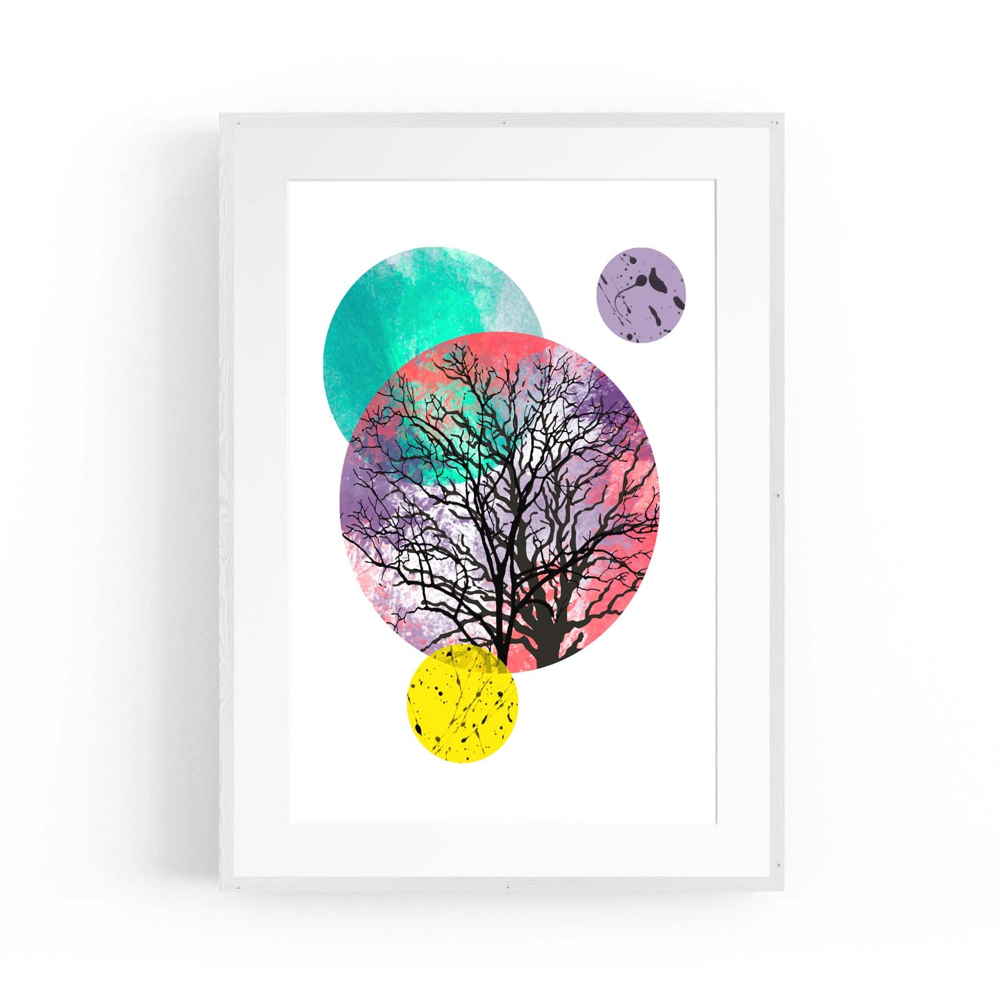 Scandi Circle Landscape Kitchen Minimal Wall Art #4 - The Affordable Art Company