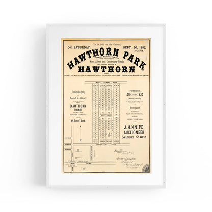 Hawthorn Melbourne Vintage Real Estate Advert Art #2 - The Affordable Art Company