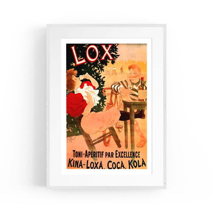 Lox Coca Vintage Advert Cafe Restaurant Wall Art - The Affordable Art Company